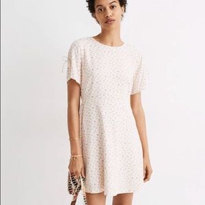 MADEWELL tie-sleeve retro dress in Dutch dandelion